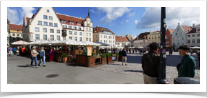 Main Square in Tallinn.